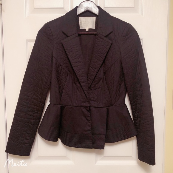 RACHEL by Rachel Roy Quilted Peplum Blazer
